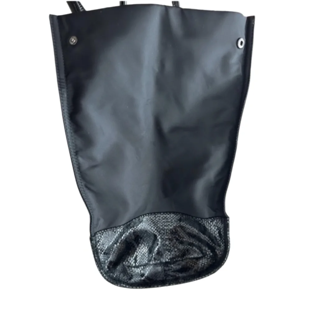 Tory Burch Ella Tote bag in Black Snake Print - Picture 2 of 11